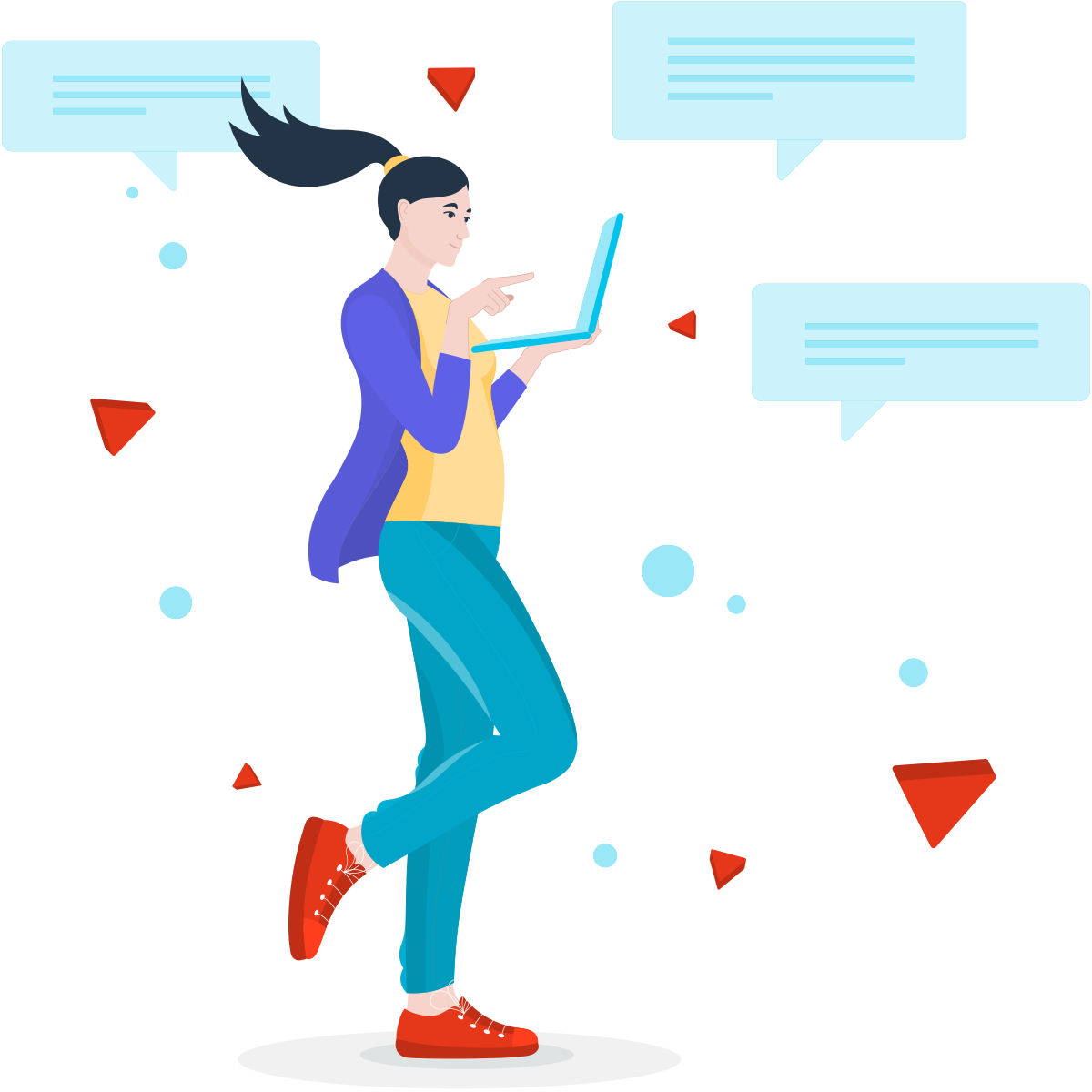 Interactive learning with AI technology